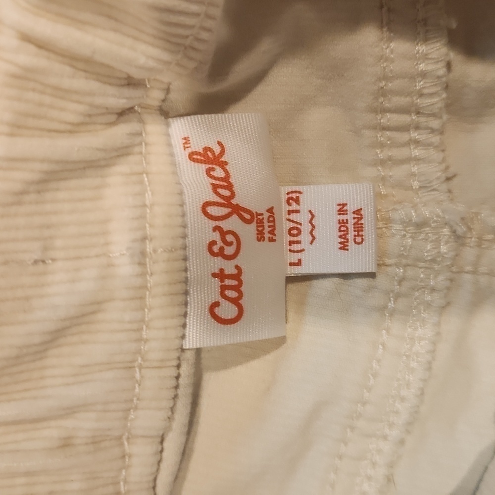 Cat & Jack SZ 10/12 Corduroy Skirt - Picture 7 of 9